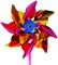 100 Pcs Bulk Rainbow Pinwheels - Large DIY Windmill Set for Kids, Colorful Outdoor Yard & Garden Decor, Spinning Party Favors for Birthdays, Weddings & School Events